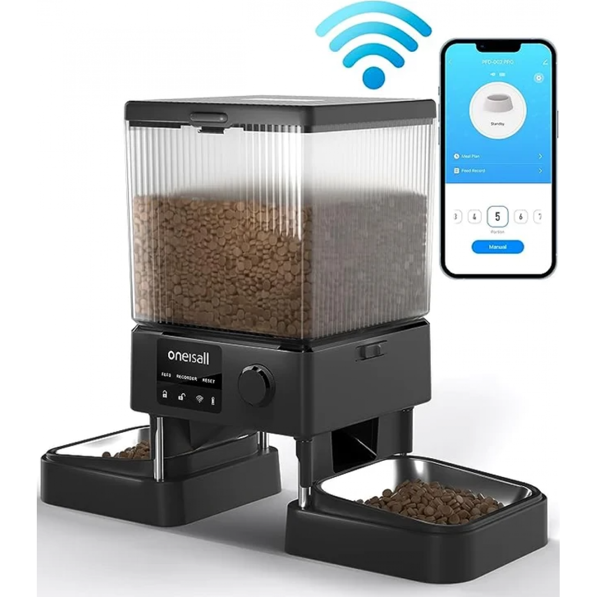 Oneisall DCONEPFDP-01 5G WI-FI 自動寵物餵食器